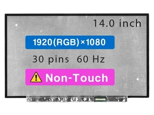14.0" Screen Replacement for Lenovo Thinkpad L14 Gen 1 Gen 2 / T490 T490S T495 T495S FHD 1920 * 1080 30 pin 60Hz Non-Touch LCD Display Panel(Not for Touch/HD Version) 14.0" Screen Replacement for Lenovo Thinkpad L14 Gen 1 Gen 2 / T490 T490S T495 T495S FHD 1920 * 1080 30 pin 60Hz Non-Touch LCD Display Panel(Not for Touch/HD Version)