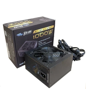 SHARK TECHNOLOGY 1000W Black ATX12V EPS12 Silent 120mm Fan Gaming PC 2X PCI-E Power Supply ATX PSU SHARK TECHNOLOGY 1000W Black ATX12V EPS12 Silent 120mm Fan Gaming PC 2X PCI-E Power Supply ATX PSU