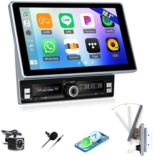 Double Din Touchscreen Car Radio Stereo with Wireless Carplay&Android Auto Double Din Touchscreen Car Radio Stereo with Wireless Carplay&Android Auto