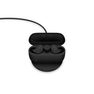 Jabra Evolve2 True Wireless in-Ear Bluetooth Earbuds with Wireless Charging Pad - Active Noise Cancellation, MultiSensor Voice Technology - MS Teams Certified, Works with All Other Platf Jabra Evolve2 True Wireless in-Ear Bluetooth Earbuds with Wireless Charging Pad - Active Noise Cancellation, MultiSensor Voice Technology - MS Teams Certified, Works with All Other Platf