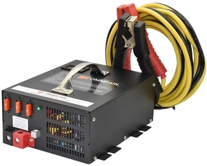 75 amp Power Converter for rv Camper with Handle and 15ft Cables,Battery Chargers with 3 Stage Smart Charging Mode for rv 110/120 VAC to DC 12V, with Voltage Display 75 amp Power Converter for rv Camper with Handle and 15ft Cables,Battery Chargers with 3 Stage Smart Charging Mode for rv 110/120 VAC to DC 12V, with Voltage Display
