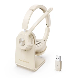Wireless Headset with Mic for Work, Bluetooth Headset with Noise Cancelling Wireless Headset with Mic for Work, Bluetooth Headset with Noise Cancelling