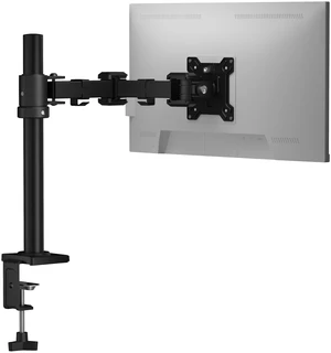 THEARK Single Monitor Arm Desk Mount - Adjustable VESA Desk Arm Mount for 17-32 Inch Screens,Holds up to 19.8 lbs,Single Monitor Stand for Desk with C-Clamp and Grommet Base,VESA 75x75/100x100mm THEARK Single Monitor Arm Desk Mount - Adjustable VESA Desk Arm Mount for 17-32 Inch Screens,Holds up to 19.8 lbs,Single Monitor Stand for Desk with C-Clamp and Grommet Base,VESA 75x75/100x100mm