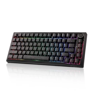 Itigoitie 75% Wireless Gaming Mechanical Keyboard,TriMode 2.4G/USBC/BT5.3,8000mAh Hot Swappable Custom Keyboard,Linear Switch,Gasket Mounted,RGB Backlit,PBT Keycaps,CNC Knob for Mac/Win/Android Itigoitie 75% Wireless Gaming Mechanical Keyboard,TriMode 2.4G/USBC/BT5.3,8000mAh Hot Swappable Custom Keyboard,Linear Switch,Gasket Mounted,RGB Backlit,PBT Keycaps,CNC Knob for Mac/Win/Android