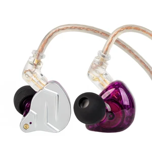 KZ ZSN Pro in Ear Monitor Headphones, 1BA 1DD Hybrid Driver Wired Gaming Earbuds, Deep Bass Sound Wired Ear Buds, HiFi IEM for Gaming Music Video Calling Singer Musician Drummer DJ (with mic, Purple) KZ ZSN Pro in Ear Monitor Headphones, 1BA 1DD Hybrid Driver Wired Gaming Earbuds, Deep Bass Sound Wired Ear Buds, HiFi IEM for Gaming Music Video Calling Singer Musician Drummer DJ (with mic, Purple)