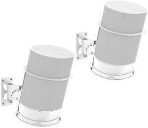 Yibracki 2 Pack Adjustable Speaker Wall Mount for Sonos Move and Sonos Move 2, Wall Mounted Bracket, Adjustable Tilt and Swivel, Space Saving Speaker Holder, White Yibracki 2 Pack Adjustable Speaker Wall Mount for Sonos Move and Sonos Move 2, Wall Mounted Bracket, Adjustable Tilt and Swivel, Space Saving Speaker Holder, White