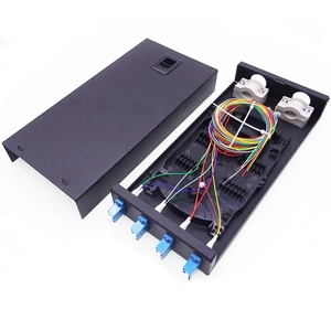Etayson LC Wall Mount Distribution Box (LC/UPC 4 Ports 8 Cores) Etayson LC Wall Mount Distribution Box (LC/UPC 4 Ports 8 Cores)
