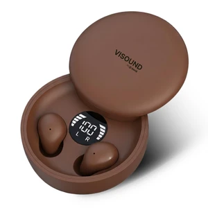 VISOUND Air Skin Tones Invisible Earbuds for Small Ears - Wireless Bluetooth 5.4, Skin-Matching Mini Stemless Ear Buds, IPX5 Waterproof, Crystal Clear Calls (Warm Cocoa) VISOUND Air Skin Tones Invisible Earbuds for Small Ears - Wireless Bluetooth 5.4, Skin-Matching Mini Stemless Ear Buds, IPX5 Waterproof, Crystal Clear Calls (Warm Cocoa)
