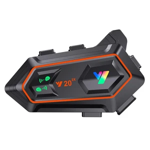 BTQILEYOO Y20-2X Motorcycle Helmet Bluetooth Headset, Flash Color RGB Lighting Effect, Bluetooth 5.3 Headphone, Smart Noise Reduction, HiFi Level Sound Quality, IPX6, Compatible with All Helmets BTQILEYOO Y20-2X Motorcycle Helmet Bluetooth Headset, Flash Color RGB Lighting Effect, Bluetooth 5.3 Headphone, Smart Noise Reduction, HiFi Level Sound Quality, IPX6, Compatible with All Helmets