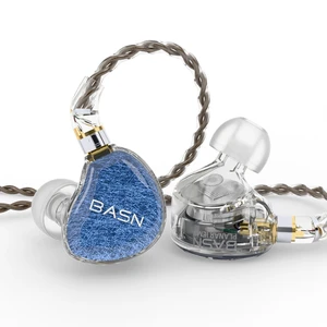 BASN ASONE PRO 14.2mm Planar in Ear Monitor, 3.5/4.4mm MMCX IEMs, Blue BASN ASONE PRO 14.2mm Planar in Ear Monitor, 3.5/4.4mm MMCX IEMs, Blue