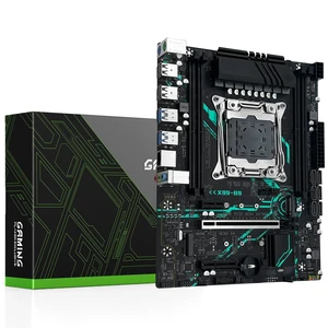 SHANGZHAOYUAN X99 B9 Motherboard LGA 2011-3 for Intel Xeon E5 V3/V4 Core i7 Series Processors (DDR4 Max 128GB, PCIe 3.0, NVME/NGFF M.2, Gigabit LAN, SATA 3.0, USB 3.0) PC Server Motherboard M-ATX SHANGZHAOYUAN X99 B9 Motherboard LGA 2011-3 for Intel Xeon E5 V3/V4 Core i7 Series Processors (DDR4 Max 128GB, PCIe 3.0, NVME/NGFF M.2, Gigabit LAN, SATA 3.0, USB 3.0) PC Server Motherboard M-ATX