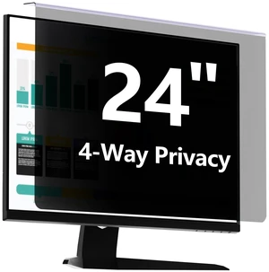 24 Inch Computer 4-Way Privacy Screen Filter, Hanging Type 24 Inch Computer 4-Way Privacy Screen Filter, Hanging Type