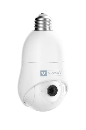 VicoHome Light Bulb Camera Outdoor Indoor 2K HD WiFi Security Camera with 360 View, Motion Detection, Color Night Vision, Two-Way Audio, Siren, Works with Alexa Easy Install Surveillance Cam VicoHome Light Bulb Camera Outdoor Indoor 2K HD WiFi Security Camera with 360 View, Motion Detection, Color Night Vision, Two-Way Audio, Siren, Works with Alexa Easy Install Surveillance Cam