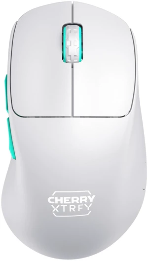CHERRY XTRFY M64 Wireless, Souris de Gaming Sans Fil Ultralegere, 2.4 GHz, Optimisee pour les esports, Forme Ergonomique avec Front Ultra Plat, Blanc CHERRY XTRFY M64 Wireless, Souris de Gaming Sans Fil Ultralegere, 2.4 GHz, Optimisee pour les esports, Forme Ergonomique avec Front Ultra Plat, Blanc