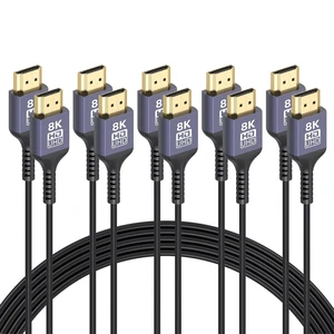 ZeniKon Thin HDMI Cable 6.6FT 8K Slim HDMI Cable 5-Pack ZeniKon Thin HDMI Cable 6.6FT 8K Slim HDMI Cable 5-Pack