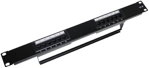 VIVOCH 1U 12 Ports Cat6 Unshielded Wallmount or Rackmount Patch Panel UTP Ethernet Patch Panel with Cat6 Adapter Patch Panel VIVOCH 1U 12 Ports Cat6 Unshielded Wallmount or Rackmount Patch Panel UTP Ethernet Patch Panel with Cat6 Adapter Patch Panel