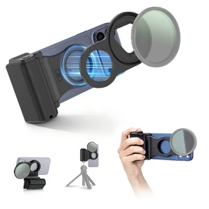 JJC Magnetic 67mm iPhone Filter Mount Adapter with Phone Camera Grip JJC Magnetic 67mm iPhone Filter Mount Adapter with Phone Camera Grip