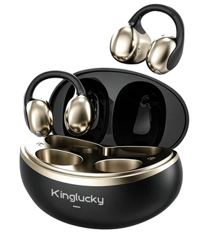 Kinglucky Clip-On Earbuds,Open-Ear Wireless Bluetooth Headphones Kinglucky Clip-On Earbuds,Open-Ear Wireless Bluetooth Headphones
