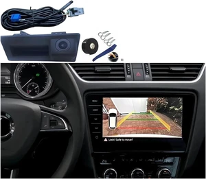 Vehicle Backup Camera with Dynamic Intelligent Trajectory Moving Guide Line for Audi A4L A5 A3 Q3 Q5 RS6 for VW Passat Tiguan Jetta Sharan Touareg, Car Rear View Trunk Handle Camera (110 * 45 mm) Vehicle Backup Camera with Dynamic Intelligent Trajectory Moving Guide Line for Audi A4L A5 A3 Q3 Q5 RS6 for VW Passat Tiguan Jetta Sharan Touareg, Car Rear View Trunk Handle Camera (110 * 45 mm)