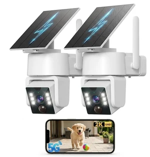 YULIOKPP 5G & 2.4G Wi-Fi Outdoor Camera Wireless,Solar Security Cameras Wireless Outdoor, 2K 360 PTZ Camera, Solar/Battery Powered, PIR Human Detection, Color Night Vision,Two-Way Voice YULIOKPP 5G & 2.4G Wi-Fi Outdoor Camera Wireless,Solar Security Cameras Wireless Outdoor, 2K 360 PTZ Camera, Solar/Battery Powered, PIR Human Detection, Color Night Vision,Two-Way Voice