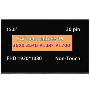 15.6" Screen Replacement for Dell Latitude 15 3520 3540 P108F P108F001 P108F002 P170G P170G001 (FHD 1920 * 1080 30 Pins Non-Touch) LCD Laptop Display Panel 15.6" Screen Replacement for Dell Latitude 15 3520 3540 P108F P108F001 P108F002 P170G P170G001 (FHD 1920 * 1080 30 Pins Non-Touch) LCD Laptop Display Panel