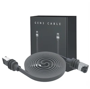 Elfcam - 25m/82ft Cat 6A Flat Ethernet Cable for Starlink Gen 3 & Mini 10Gbps High-Speed RJ45 LAN Cable, Compatible with Gen 2/Mini Standard 4/4X/V5 Elfcam - 25m/82ft Cat 6A Flat Ethernet Cable for Starlink Gen 3 & Mini 10Gbps High-Speed RJ45 LAN Cable, Compatible with Gen 2/Mini Standard 4/4X/V5