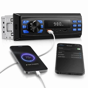 Single Din Car Stereo Marine Radio Bluetooth Multimedia Car Audio Receivers Single Din Car Stereo Marine Radio Bluetooth Multimedia Car Audio Receivers