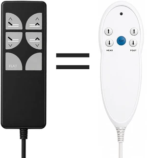 Replacement for Reverie 3E Wired TES Base Adjustable Bed Foundation Remote Control RC-HW-106 Replacement for Reverie 3E Wired TES Base Adjustable Bed Foundation Remote Control RC-HW-106