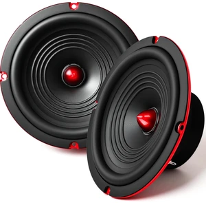 SCBPAUD 6.5" Car Speakers 800W Peak Power - High-Performance Fiber Cone Woofers, Bullet Head Design for Clear Bass & Stereo Sound (A) SCBPAUD 6.5" Car Speakers 800W Peak Power - High-Performance Fiber Cone Woofers, Bullet Head Design for Clear Bass & Stereo Sound (A)