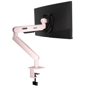 AOC AM400PLUS Premium Aluminum Single Monitor Arm, Mechanical Spring, 1734 Inch, 4.419.8 lbs, VESA 75x75/100x100, C-Clamp, Quick Install Desk Mount with Cable Management (Pink) AOC AM400PLUS Premium Aluminum Single Monitor Arm, Mechanical Spring, 1734 Inch, 4.419.8 lbs, VESA 75x75/100x100, C-Clamp, Quick Install Desk Mount with Cable Management (Pink)
