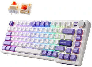 iRocks K103R RGB 75% Mechanical Gaming Keyboard w/Knob, Bubble Switch iRocks K103R RGB 75% Mechanical Gaming Keyboard w/Knob, Bubble Switch