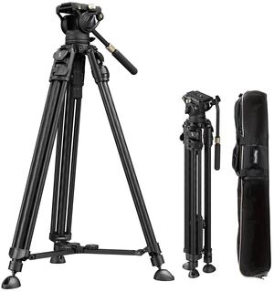 SmallRig 68.5" Heavy Duty Carbon Fiber Video Tripod AD-50 Max SmallRig 68.5" Heavy Duty Carbon Fiber Video Tripod AD-50 Max