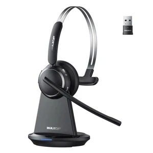 Wireless Headset with Mic for Work, Noise Cancelling Bluetooth 6.0 Headset Wireless Headset with Mic for Work, Noise Cancelling Bluetooth 6.0 Headset