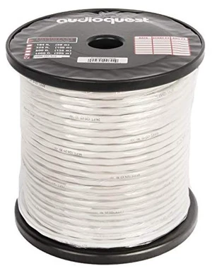 AudioQuest 100ft Slip-dB 16/2 White Speaker Cable AudioQuest 100ft Slip-dB 16/2 White Speaker Cable