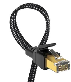 Orbram Cat8 Ethernet Cable 150FT, High Speed Braided 40Gbps 2000MHz Network Orbram Cat8 Ethernet Cable 150FT, High Speed Braided 40Gbps 2000MHz Network