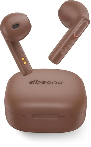 dbsono True Wireless Earbuds Bluetooth Headphones: Ultra-Lightweight Brown dbsono True Wireless Earbuds Bluetooth Headphones: Ultra-Lightweight Brown