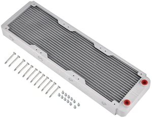 MUNEFE Thick Computer Radiators, Liquid Heat Exchanger, Computer Heat Exchanger for Computer Water Cooling, Industrial Equipment(360mm) MUNEFE Thick Computer Radiators, Liquid Heat Exchanger, Computer Heat Exchanger for Computer Water Cooling, Industrial Equipment(360mm)
