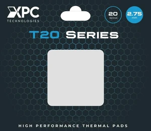 XPC High Performance 20W/mK Thermal Pad T20 Series, 100 x 100mm, White, 0.5mm to 3.5mm Thickness, Non-Conductive for GPU, Electronics, Computer Parts (2.75mm) XPC High Performance 20W/mK Thermal Pad T20 Series, 100 x 100mm, White, 0.5mm to 3.5mm Thickness, Non-Conductive for GPU, Electronics, Computer Parts (2.75mm)