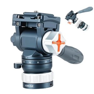 XILETU COBONE Fluid Tripod Head, Detachable Leveling Bowl, 5kg Load for Travel Vlog & Photography XILETU COBONE Fluid Tripod Head, Detachable Leveling Bowl, 5kg Load for Travel Vlog & Photography