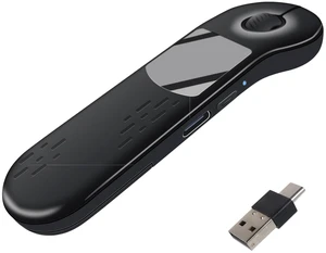 Air Mouse with Touchpad,Ergonomic Handheld Grip Wireless Mini Mouse Mobile Rechargeable Bluetooth/2.4G Wireless Remote Control Mice for PowerPoint/Tiktok/Camera for PC/Laptop/iOS/Android Air Mouse with Touchpad,Ergonomic Handheld Grip Wireless Mini Mouse Mobile Rechargeable Bluetooth/2.4G Wireless Remote Control Mice for PowerPoint/Tiktok/Camera for PC/Laptop/iOS/Android