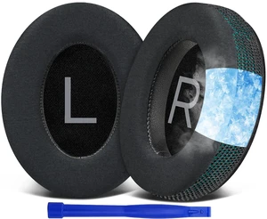 SOULWIT Cooling Gel Earpads Replacement for Bose QuietComfort 45 (QC45)/QuietComfort SE (QC SE)/Quiet Comfort Wireless Over-Ear Headphones, Ear Pads Cushions with Ice Silk Fabric - Dark Gree SOULWIT Cooling Gel Earpads Replacement for Bose QuietComfort 45 (QC45)/QuietComfort SE (QC SE)/Quiet Comfort Wireless Over-Ear Headphones, Ear Pads Cushions with Ice Silk Fabric - Dark Gree