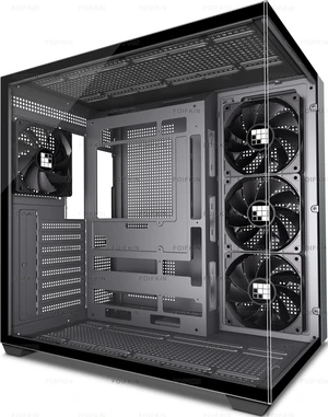 FOIFKIN F300 (2025) PC Case - Pre-Installed 4 No RGB Fan, ATX Mid-Tower Computer case, Gaming PC Case, 270 Panoramic Glass with Type-C, FOIFKIN (Black+) FOIFKIN F300 (2025) PC Case - Pre-Installed 4 No RGB Fan, ATX Mid-Tower Computer case, Gaming PC Case, 270 Panoramic Glass with Type-C, FOIFKIN (Black+)
