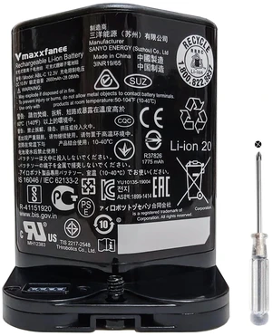 Vmaxxfanee for Roomb Replacement Lithium Ion Battery ABL-C Compatible with braava Jet M6 Series M611020 M612680 M612880 M614480 3INR19/65 Vmaxxfanee for Roomb Replacement Lithium Ion Battery ABL-C Compatible with braava Jet M6 Series M611020 M612680 M612880 M614480 3INR19/65