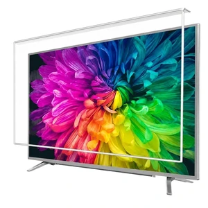55" TV Screen Protector Crystal Clear Clarity for Most TVs - TV Screen Protector Firm - Fits OLED, QLED, LED, and LCD and Most TVs - TV Screen Protection Shield - Fits most TVs 55" TV Screen Protector Crystal Clear Clarity for Most TVs - TV Screen Protector Firm - Fits OLED, QLED, LED, and LCD and Most TVs - TV Screen Protection Shield - Fits most TVs