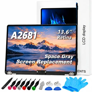 Lihavqyx A2681 Screen Replacement with Sleep Sensor Cable for 13.6 Inch MacBook Air M2 2022, 2560x1664 LCD Full Assembly Display for EMC 4074 Space Grey Lihavqyx A2681 Screen Replacement with Sleep Sensor Cable for 13.6 Inch MacBook Air M2 2022, 2560x1664 LCD Full Assembly Display for EMC 4074 Space Grey