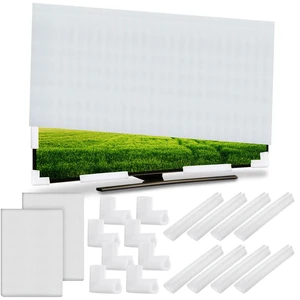 Innconee 18 Pcs TV Moving Cushioning Foam Set Screen Cover Corner Protector Innconee 18 Pcs TV Moving Cushioning Foam Set Screen Cover Corner Protector