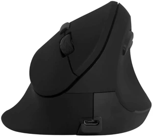 DIGISKYJOY Ergonomic Vertical Wireless Rechargeable Mouse, 2.4GHz, 800/1200/1600 DPI, 6 Buttons, Pinky Finger Rest, 123mm x 90mm x 72mm, Black DIGISKYJOY Ergonomic Vertical Wireless Rechargeable Mouse, 2.4GHz, 800/1200/1600 DPI, 6 Buttons, Pinky Finger Rest, 123mm x 90mm x 72mm, Black