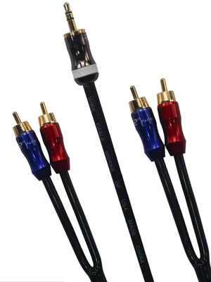 KK-A3.5to4 HiFi Cable - 3.5mm Male to 4-Male RCA Audio Adapter, Stereo Audio Splitter, Gold Plated Plug, 4n OFC Pure Copper Wire - 3.28ft (1M) KK-A3.5to4 HiFi Cable - 3.5mm Male to 4-Male RCA Audio Adapter, Stereo Audio Splitter, Gold Plated Plug, 4n OFC Pure Copper Wire - 3.28ft (1M)