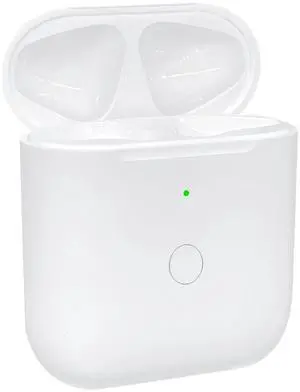Replacement Wireless Charging Case for AirPods Pro 1st & 2nd Gen | AirPods Pro 1/2 Gen replacement charging case, dual wired & wireless charging, builtin 450mAh battery with LED indicator Replacement Wireless Charging Case for AirPods Pro 1st & 2nd Gen | AirPods Pro 1/2 Gen replacement charging case, dual wired & wireless charging, builtin 450mAh battery with LED indicator