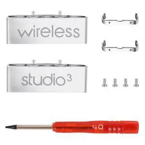 Studio 3 Replacement Parts as Same as OEM A1914 Hinges Durable Accessories Repair Kit Compatible with Beats by Dre Studio3 (A1914) and Studio Pro (A2924) Wireless Over-Ear Headphones (Silver) Studio 3 Replacement Parts as Same as OEM A1914 Hinges Durable Accessories Repair Kit Compatible with Beats by Dre Studio3 (A1914) and Studio Pro (A2924) Wireless Over-Ear Headphones (Silver)